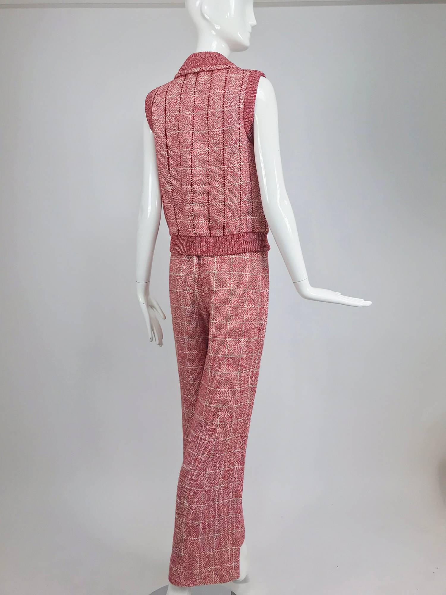 pink chanel pajamas