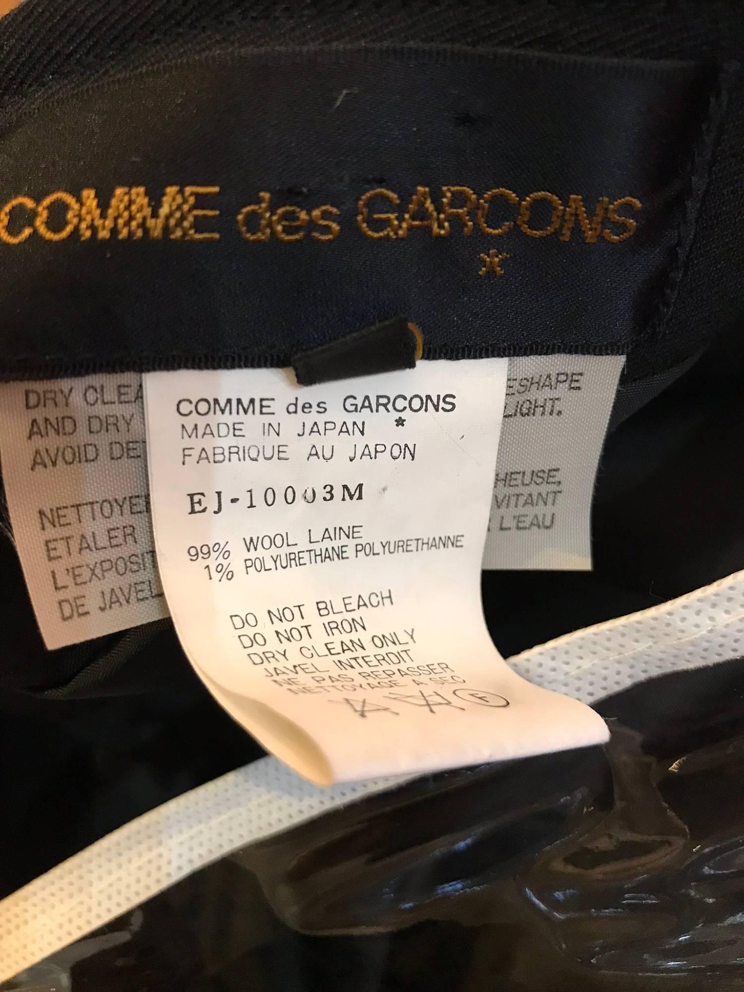 Comme des Garcons asymmetrical one shoulder tunic 6