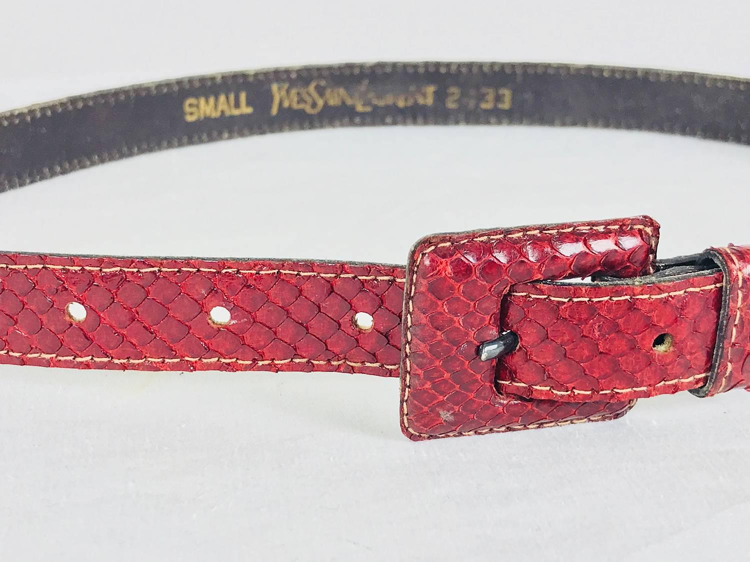 snake belt 1970s