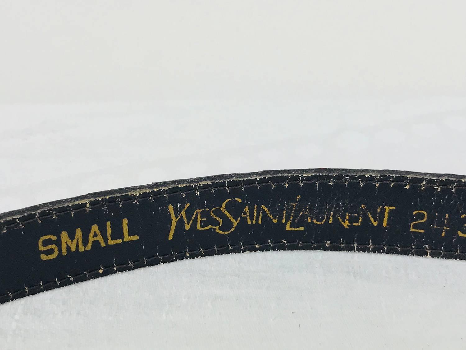 ysl skinny belt