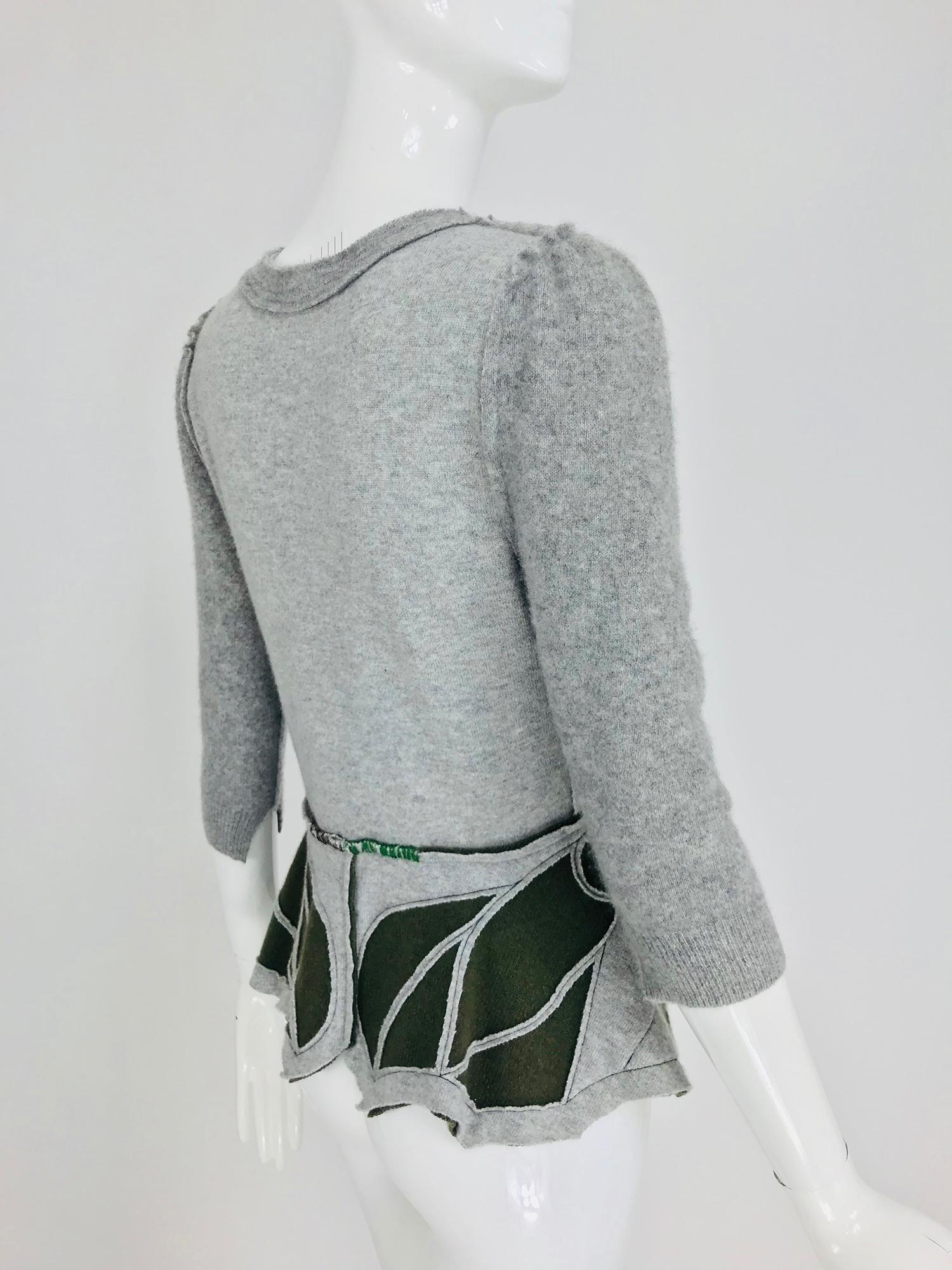 Women's Koi Suwannagate cashmere bird applique sweater