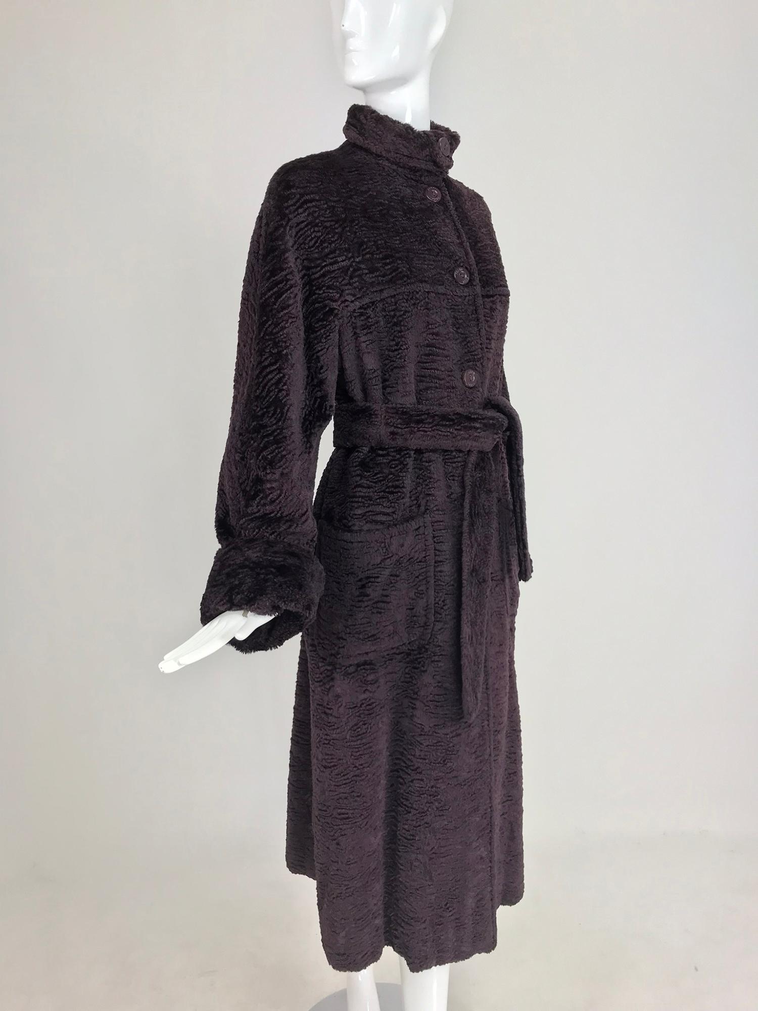 aubergine trench coat