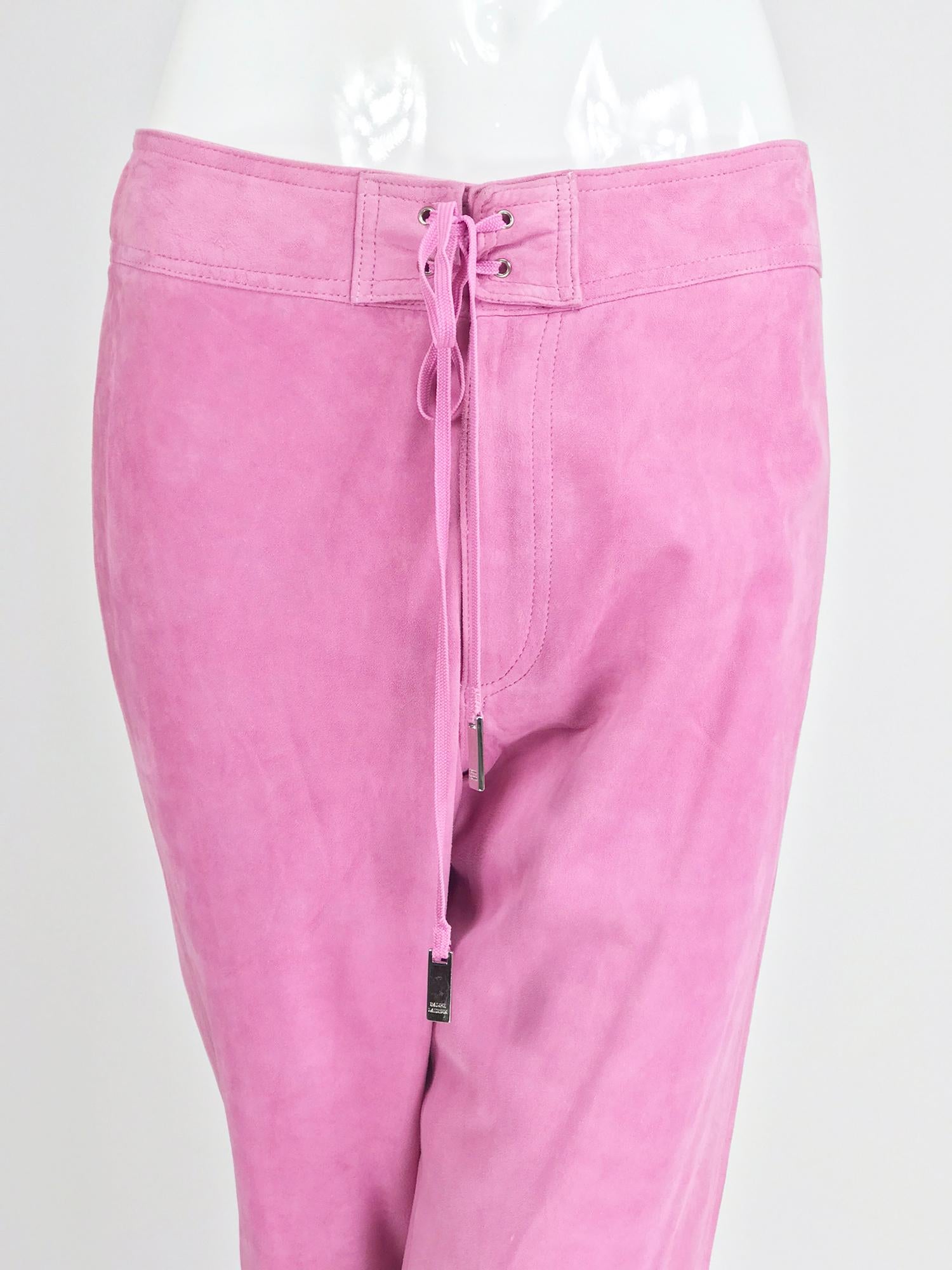 Ralph Lauren Black Label pink suede trousers  6