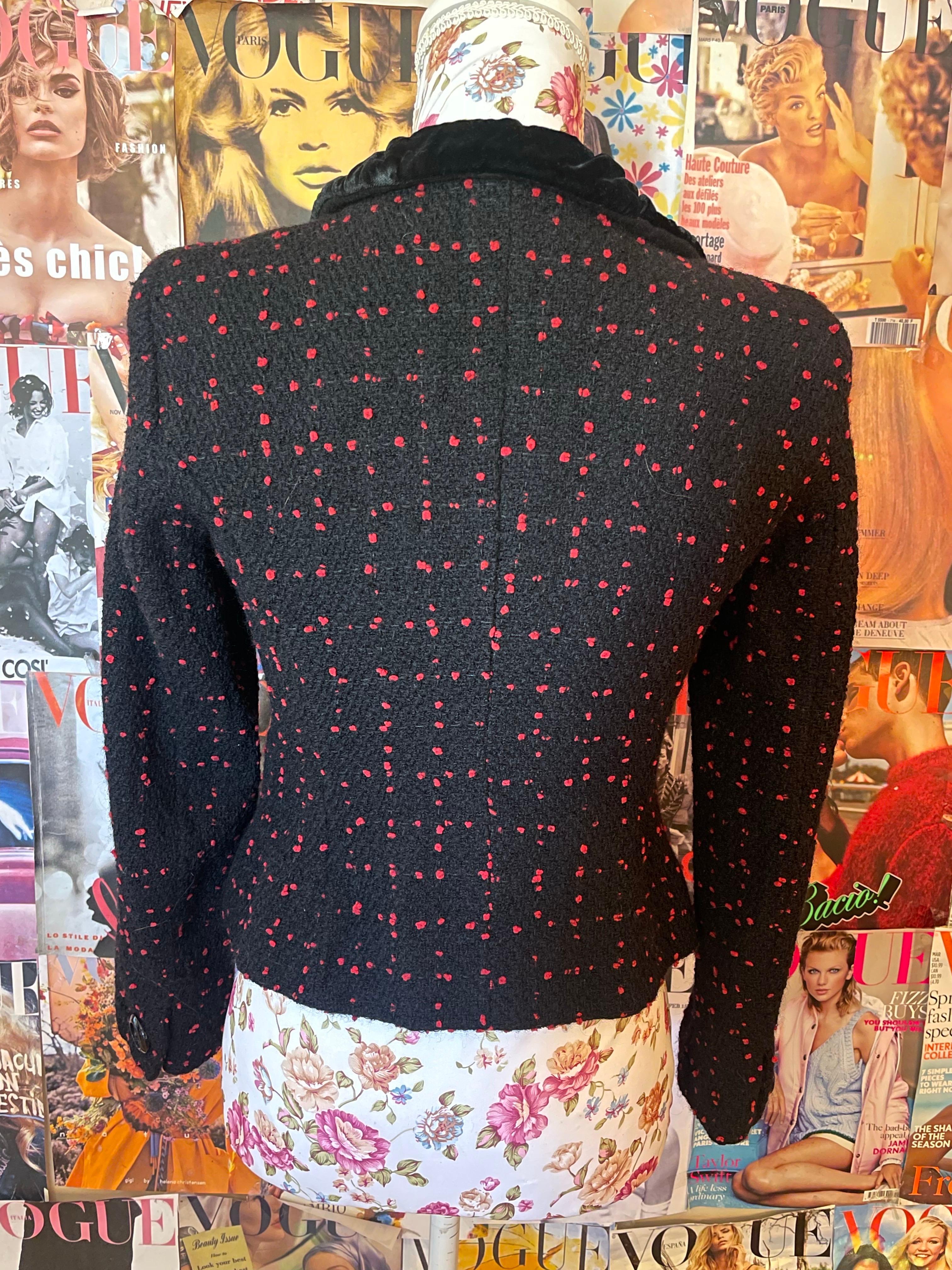 Blazer in lana Moschino Cheap&Chic vintage degli anni '90 In condizioni buone in vendita a LAGNY-SUR-MARNE, FR