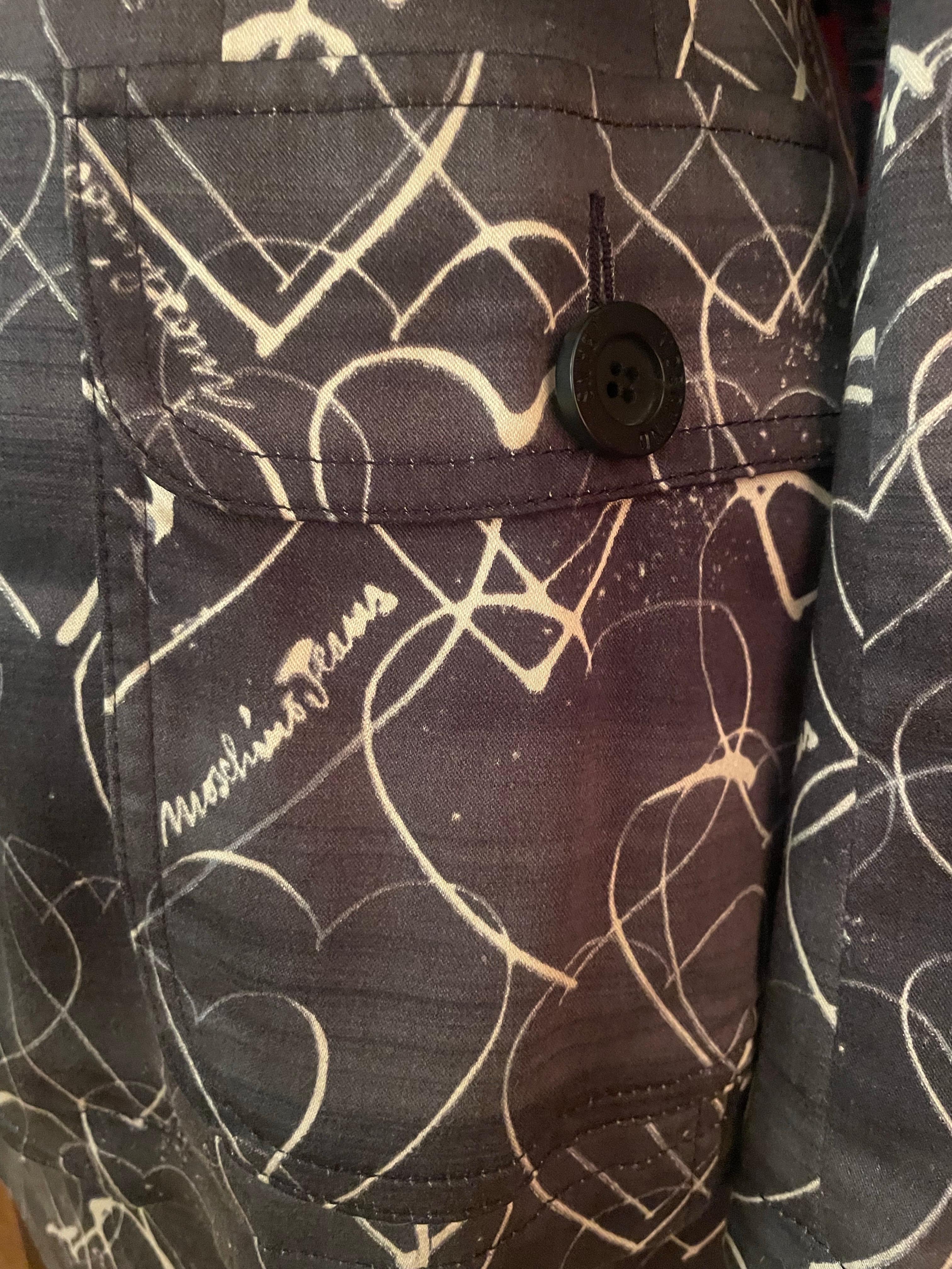 1990's Vintage Moschino jeans skirt suit For Sale 2