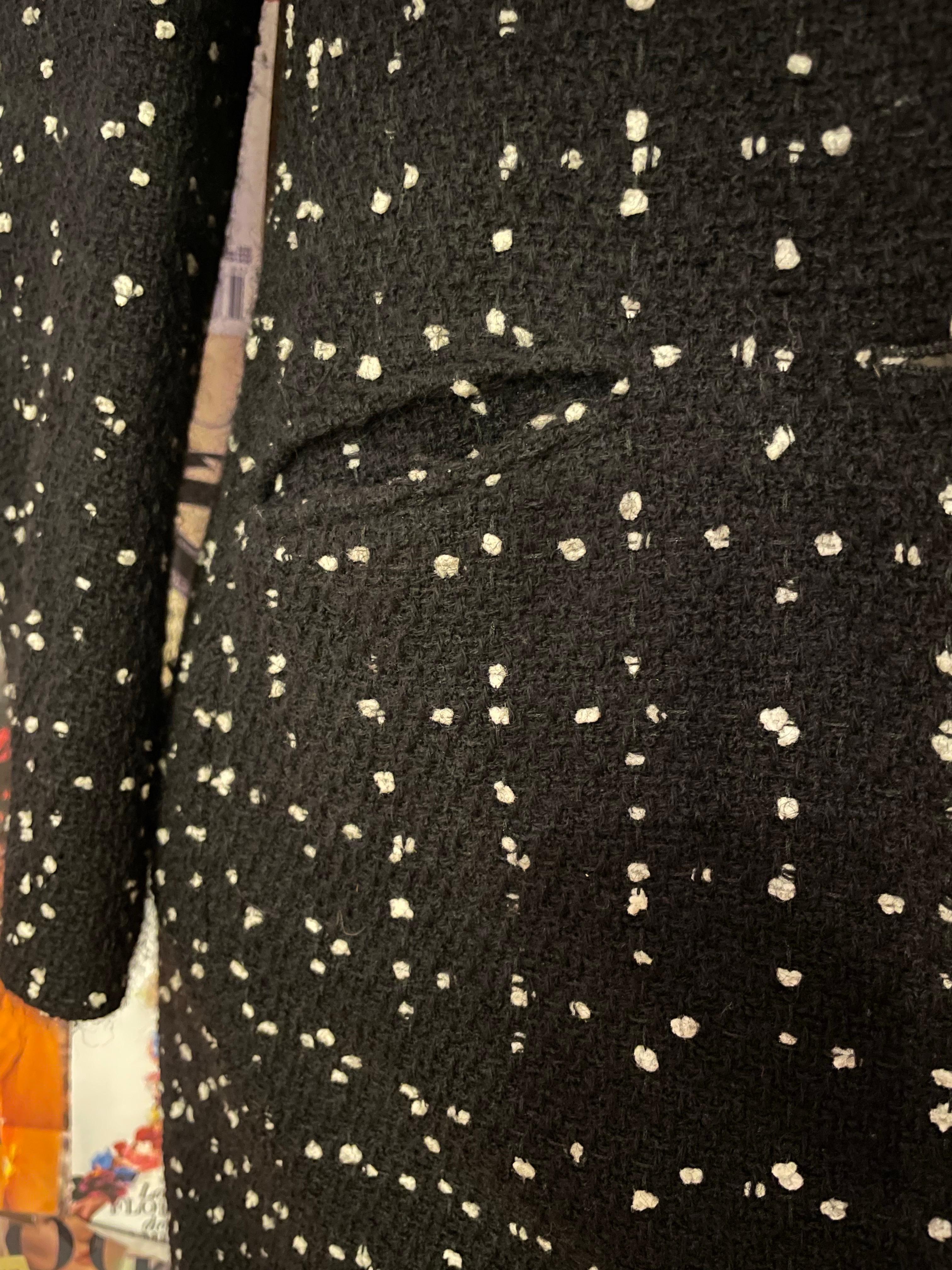1990s vintage Moschino cashmere coat For Sale 4