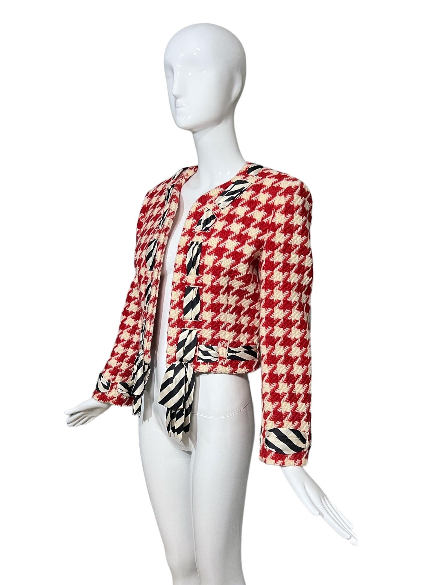 diana red houndstooth