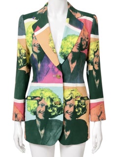 1990’s Moschino Cheap & Chic Vintage Pop Art Warhol Blazer
