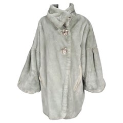 1980’s Thierry Mugler Faux Fur Oversized Coat