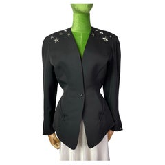 Thierry Mugler Vintage Abendjacke mit Sternenverzierung, 1980er Jahre