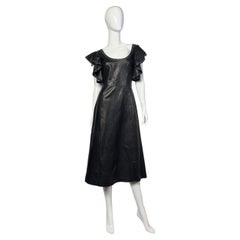 Alexander McQueen studded trim lamb leather runway dress, Pre-Fall 2018