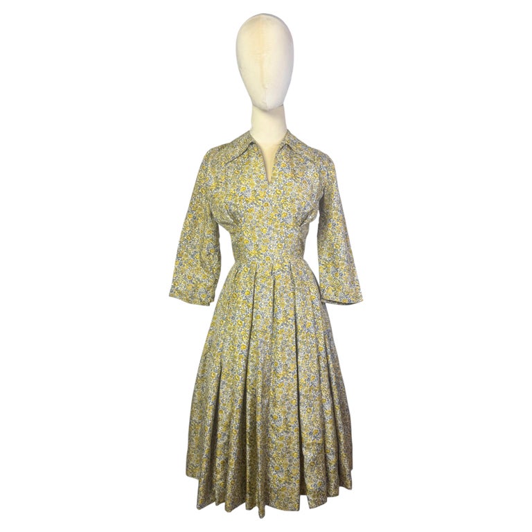 vintage christian dior dress Super rare couture dress, 1950's For Sale at 1stDibs Color:Off White Blue zx2747-22q203 Dior collection SHEIN Glamorique Kids Blush