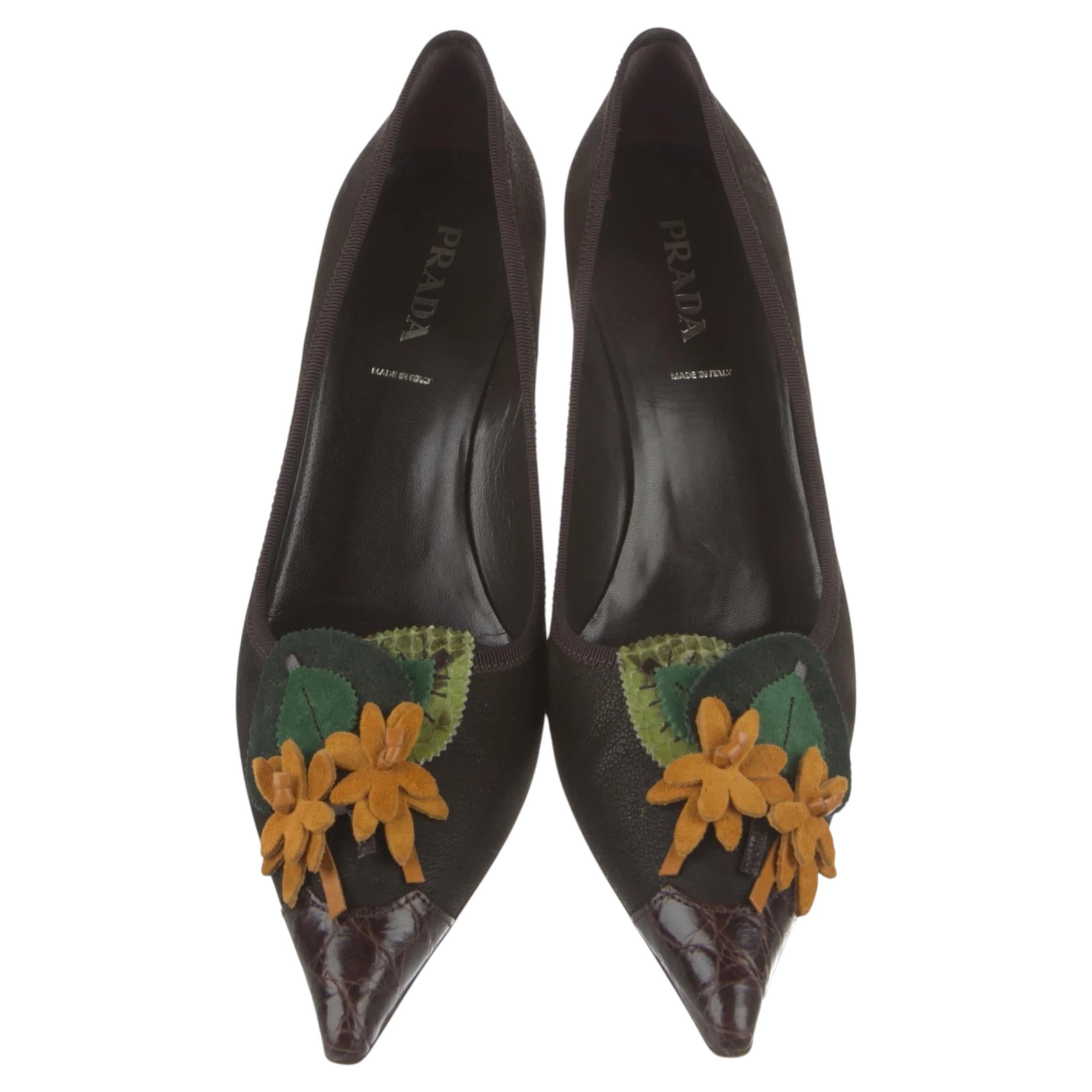 Prada-Lederpumps im Angebot