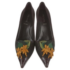 Prada leather pumps