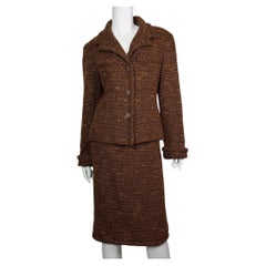 Vintage Chanel tweed skirt set, Collection F/W 1998