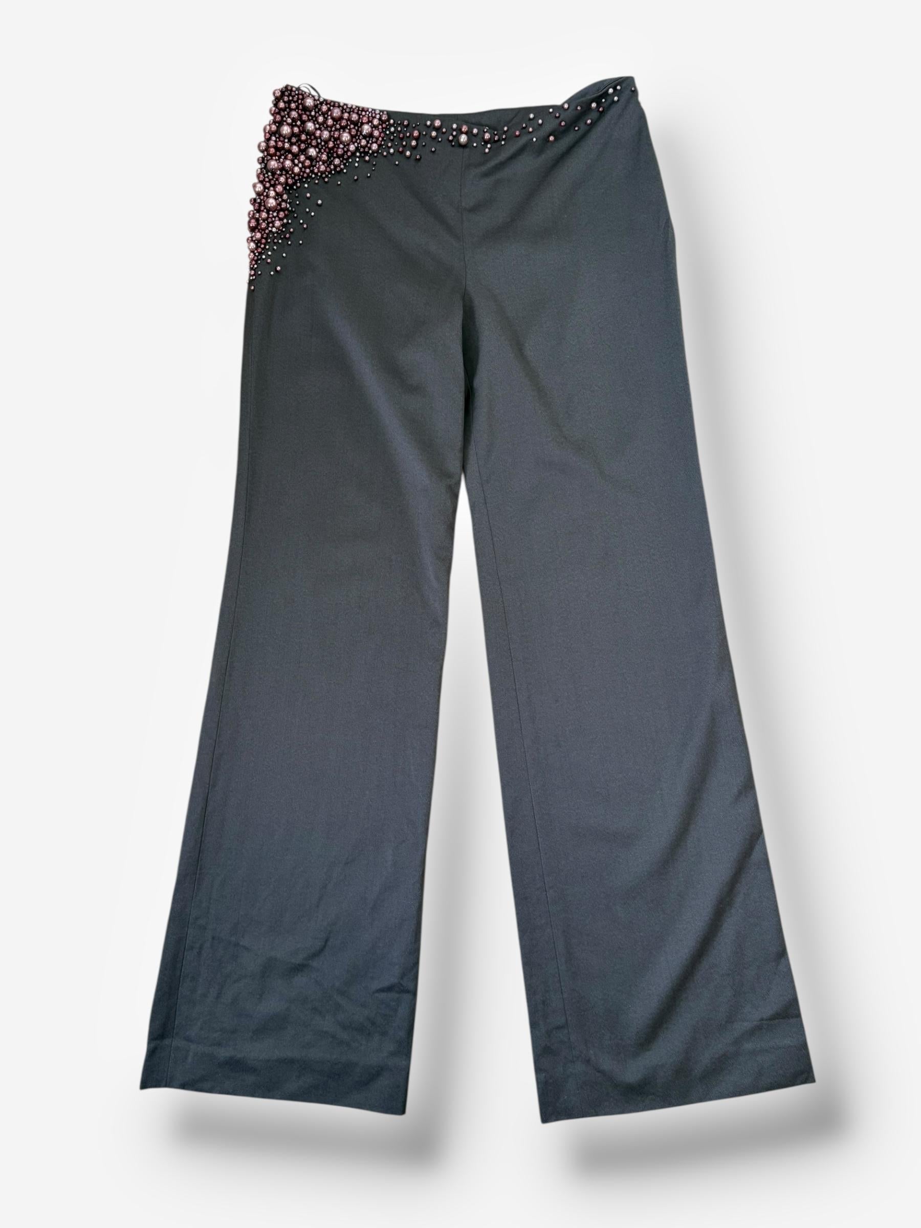 Pantaloni con perle di Chloé by Stella McCartney, Autunno/Inverno 2001 in vendita