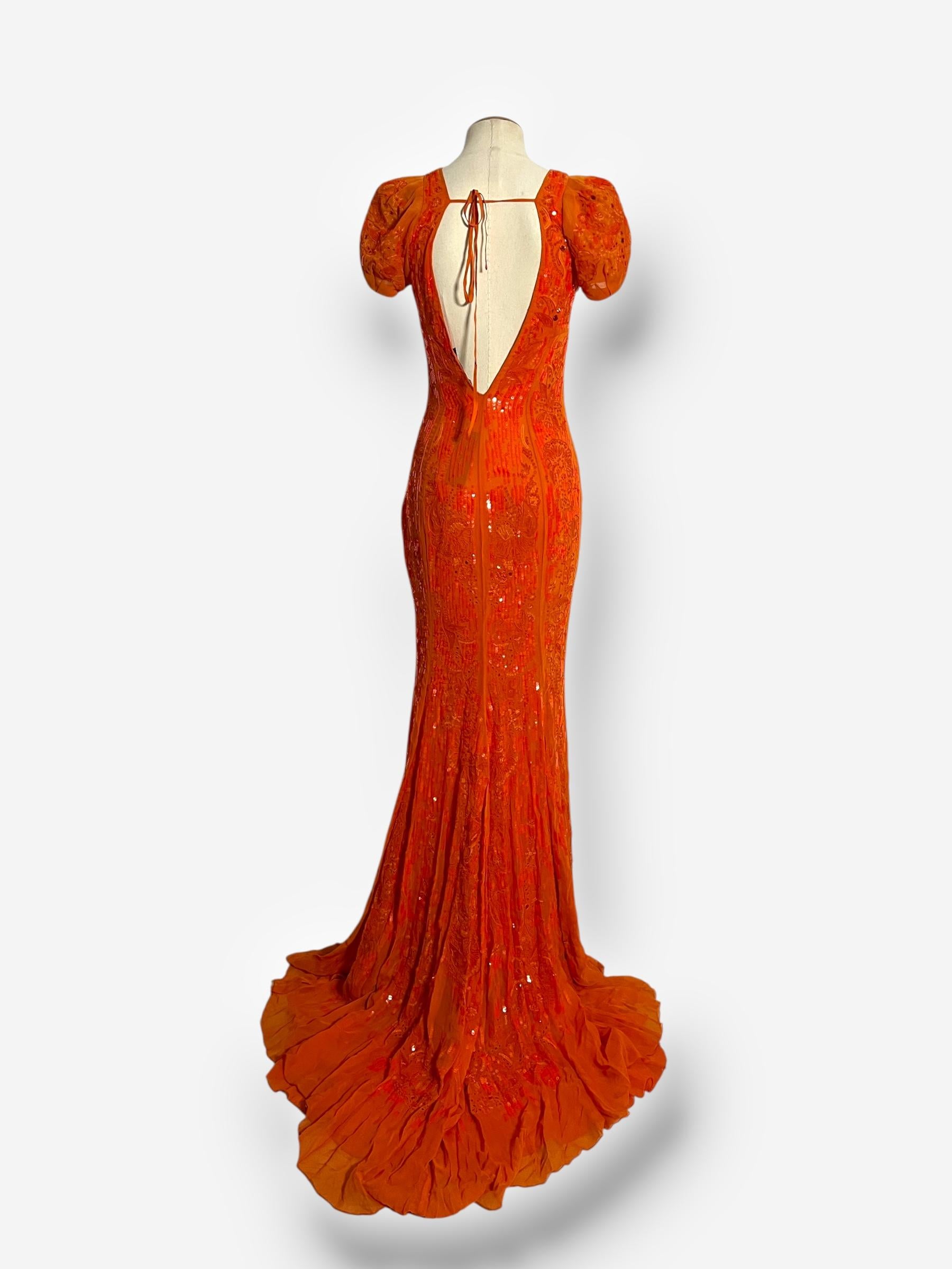 Robe à ornements Roberto Cavalli, 2009, neuve avec étiquettes en vente 2