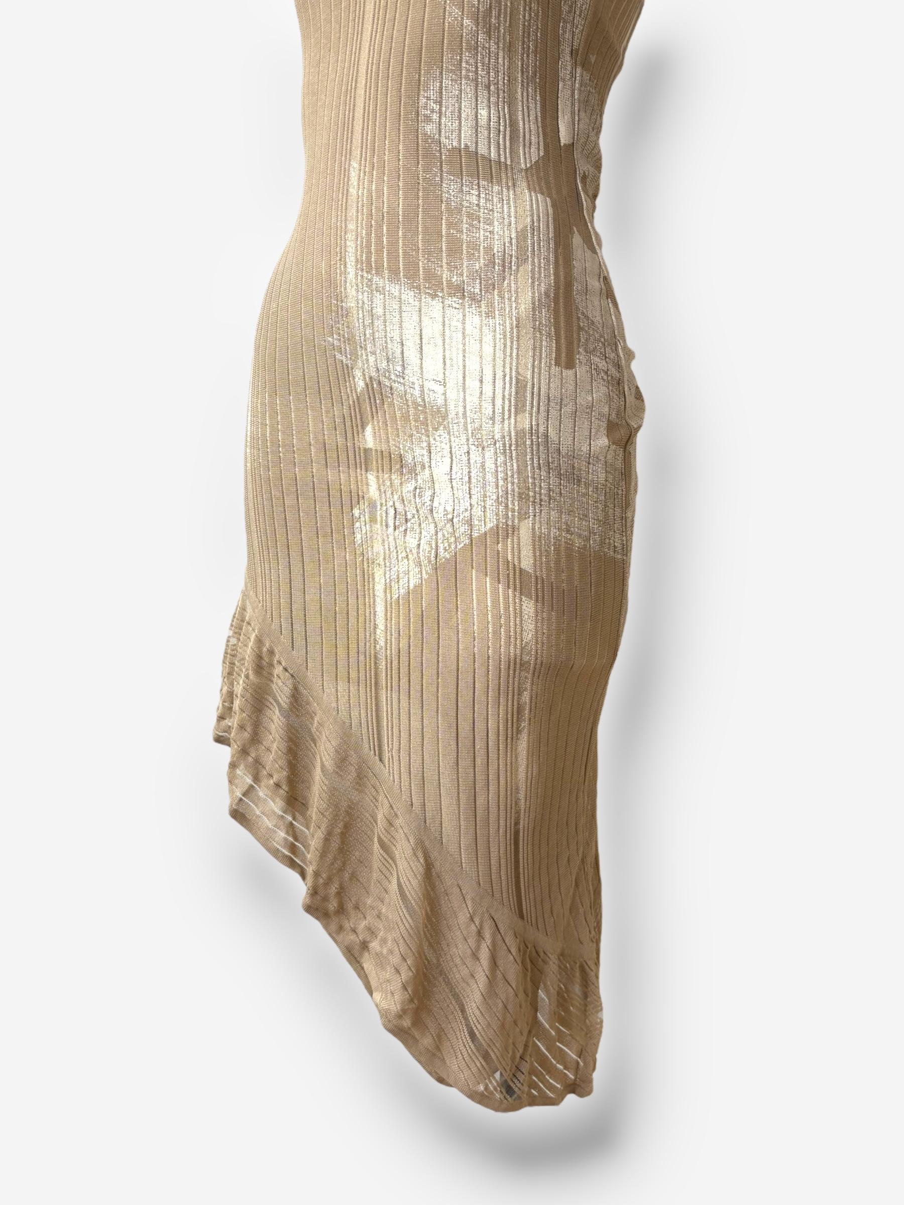 Dior by John Galliano - Robe en toile superposée, printemps-été 2001 en vente 8