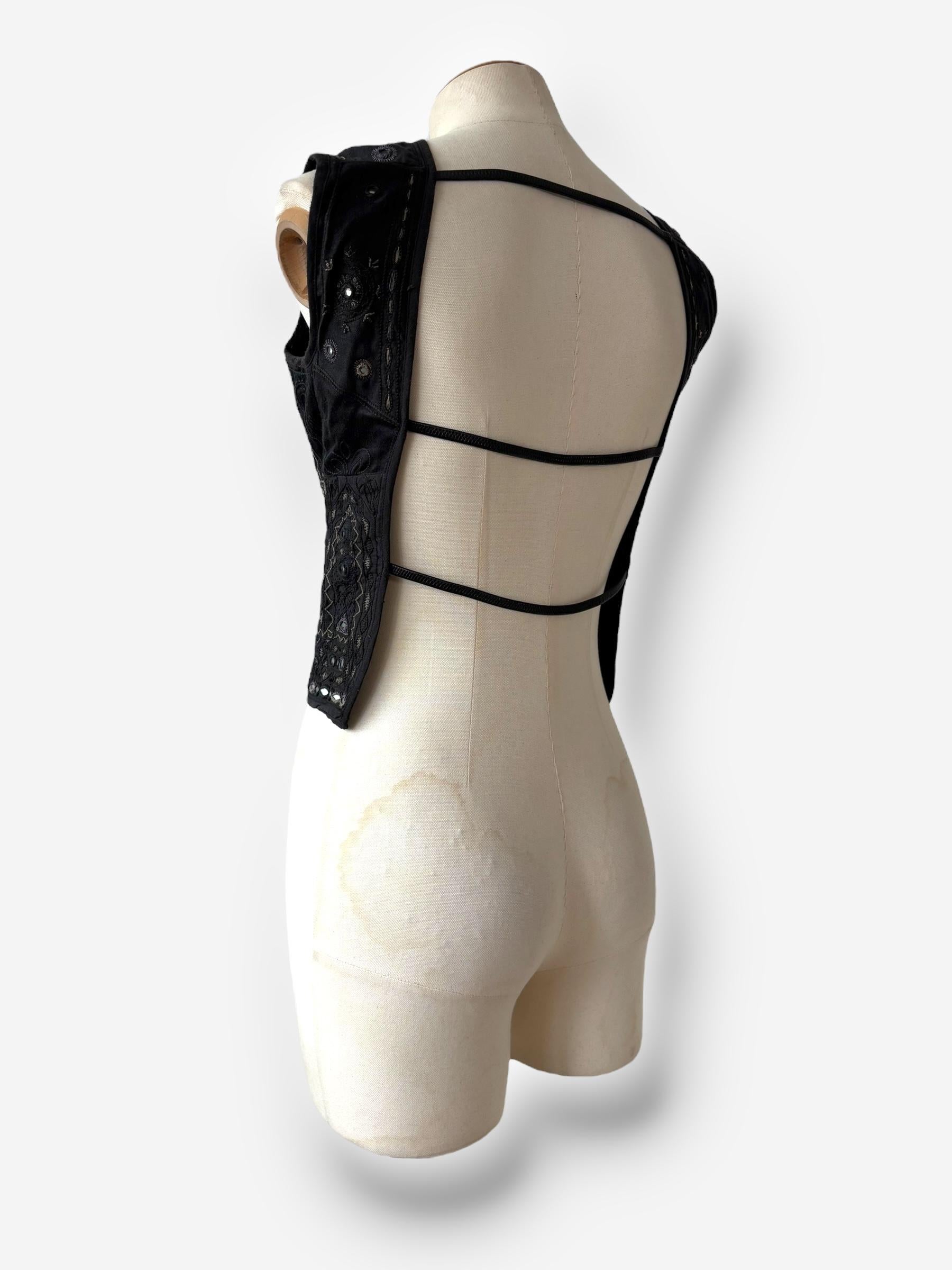 Top sin espalda con bordado de espejo Gucci by Tom Ford en Bueno estado para la venta en CAPELLE AAN DEN IJSSEL, ZH