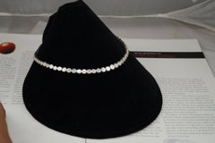 18" inches royal uncut diamonds 925 sterling silver necklace