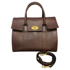 Mulberry Maroon Leather Bayswater Tote