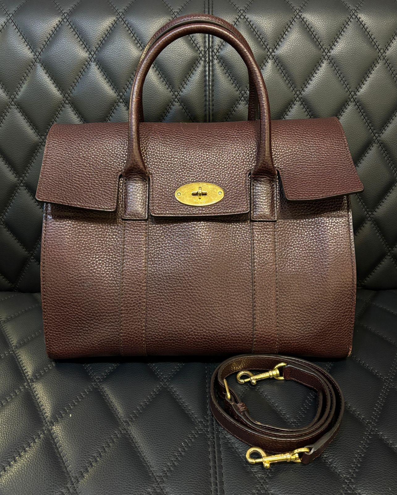 Tote Bayswater in pelle marrone di Mulberry 8