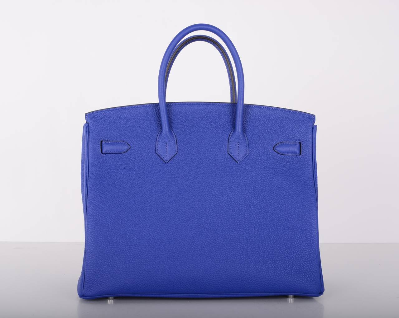 Women's HERMES BIRKIN BAG 35cm BLUE ELECTRIC 35CM OMGGGG For Sale