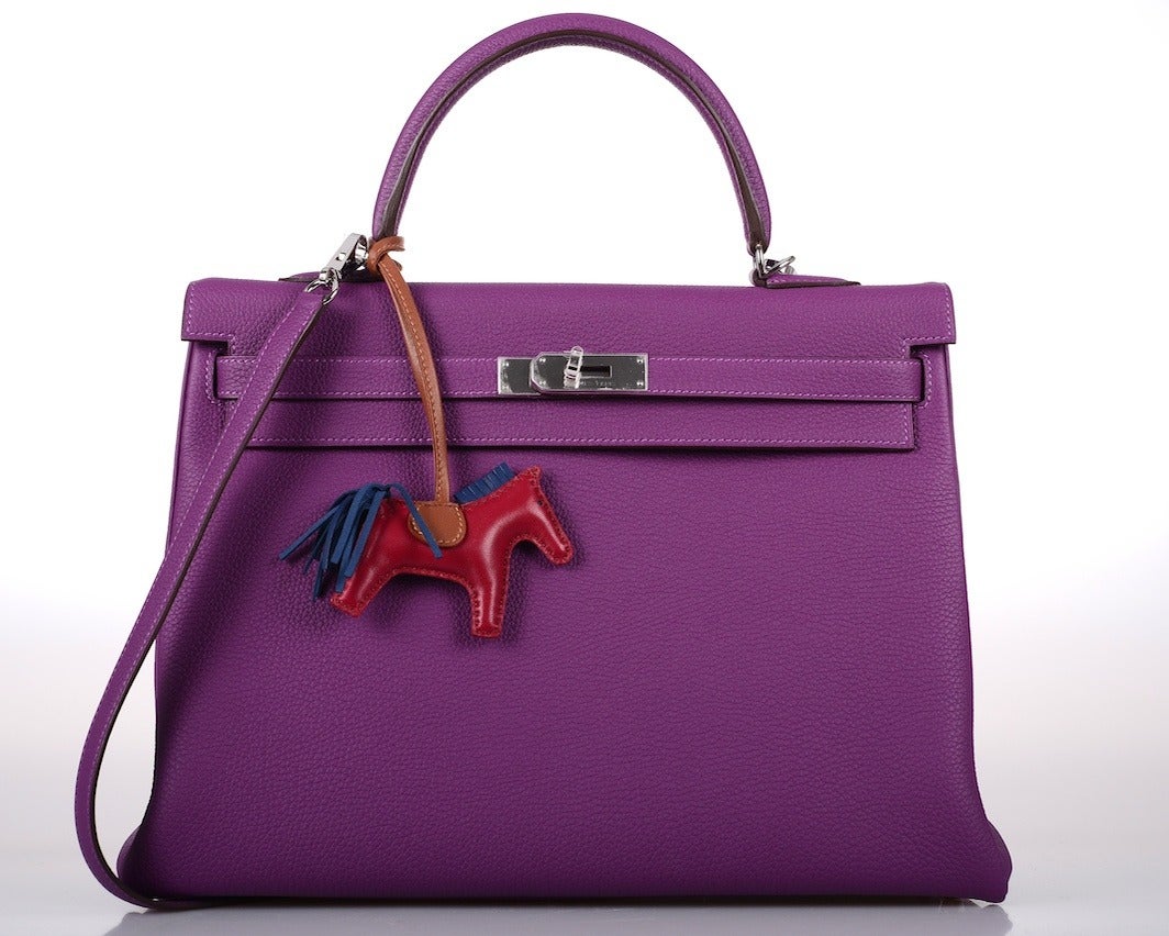 HERMES KELLY BAG 35cm ANEMONE WITH PALL HARDWARE JaneFinds 3