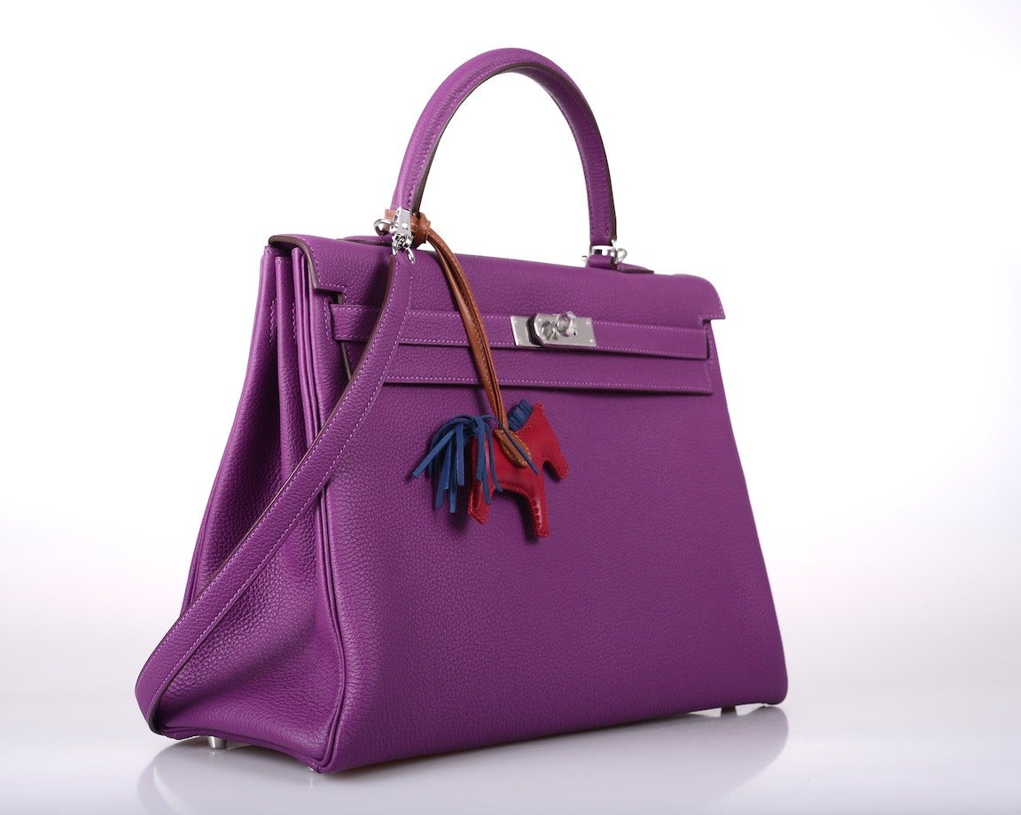 HERMES KELLY BAG 35cm ANEMONE WITH PALL HARDWARE JaneFinds 2