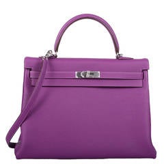 HERMES KELLY BAG 35cm ANEMONE WITH PALL HARDWARE Jane Finds