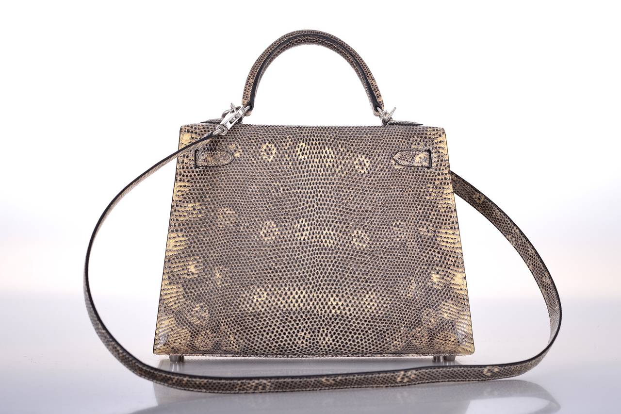 hermes kelly lizard bag  
