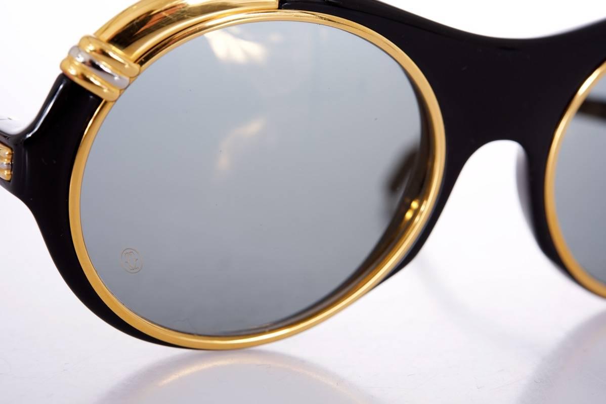 Deco Cartier Diabolo Sunglasses 1991 Collection, Ultra Rare 2