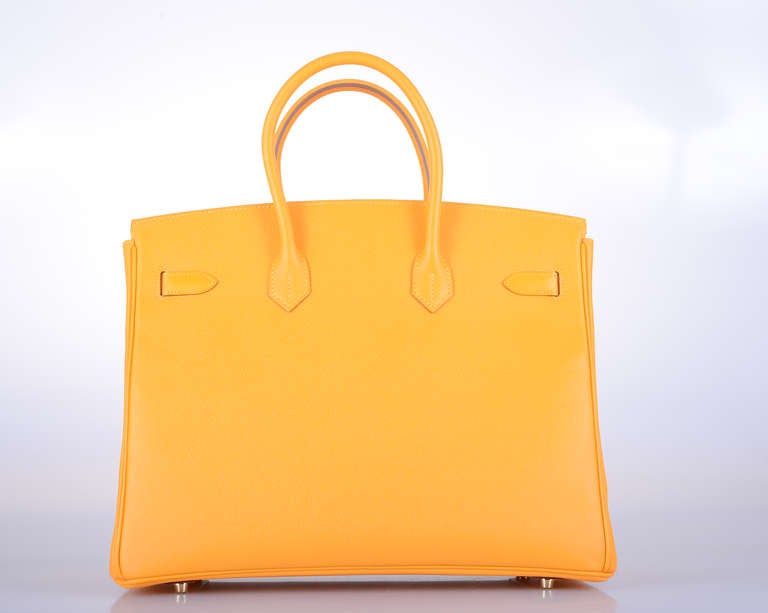 HAPPIEST COLLECTION EVER! HERMES BIRKIN BAG 35CM YELLOW JAUNE D'OR permabrass 1