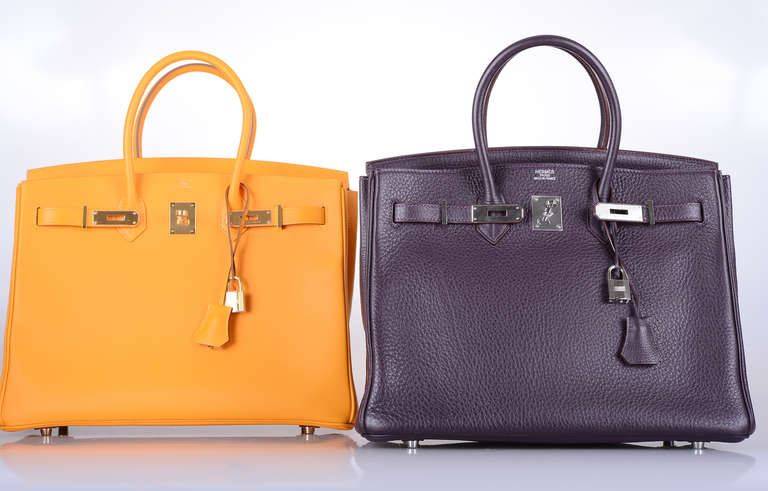 HAPPIEST COLLECTION EVER! HERMES BIRKIN BAG 35CM YELLOW JAUNE D'OR permabrass 6