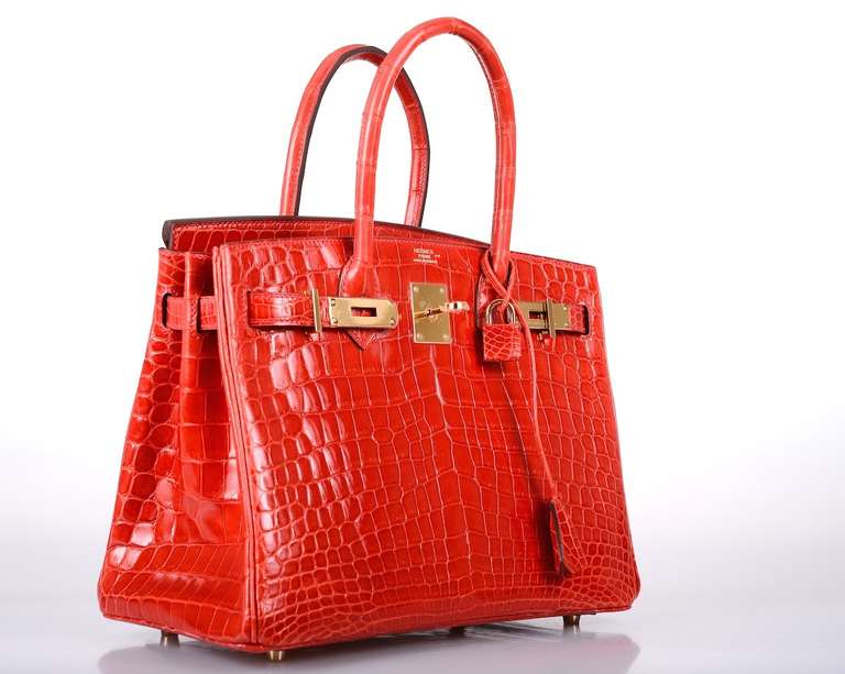 YOU MIGHT NEED YOUR SUNNIES FOR THIS ONE!

SUPER BRIGHT NEW RED! HERMES BIRKIN 30CM IN THE MOST BEAUTIFUL SPECIAL SHINY RED GERANIUM. THE HARDWARE IS GOLD!

THIS BAG IS BRAND NEW. THE BRIGHTEST OF REDS HERMES HAS EVER MADE!

THE ULTIMATE BAG