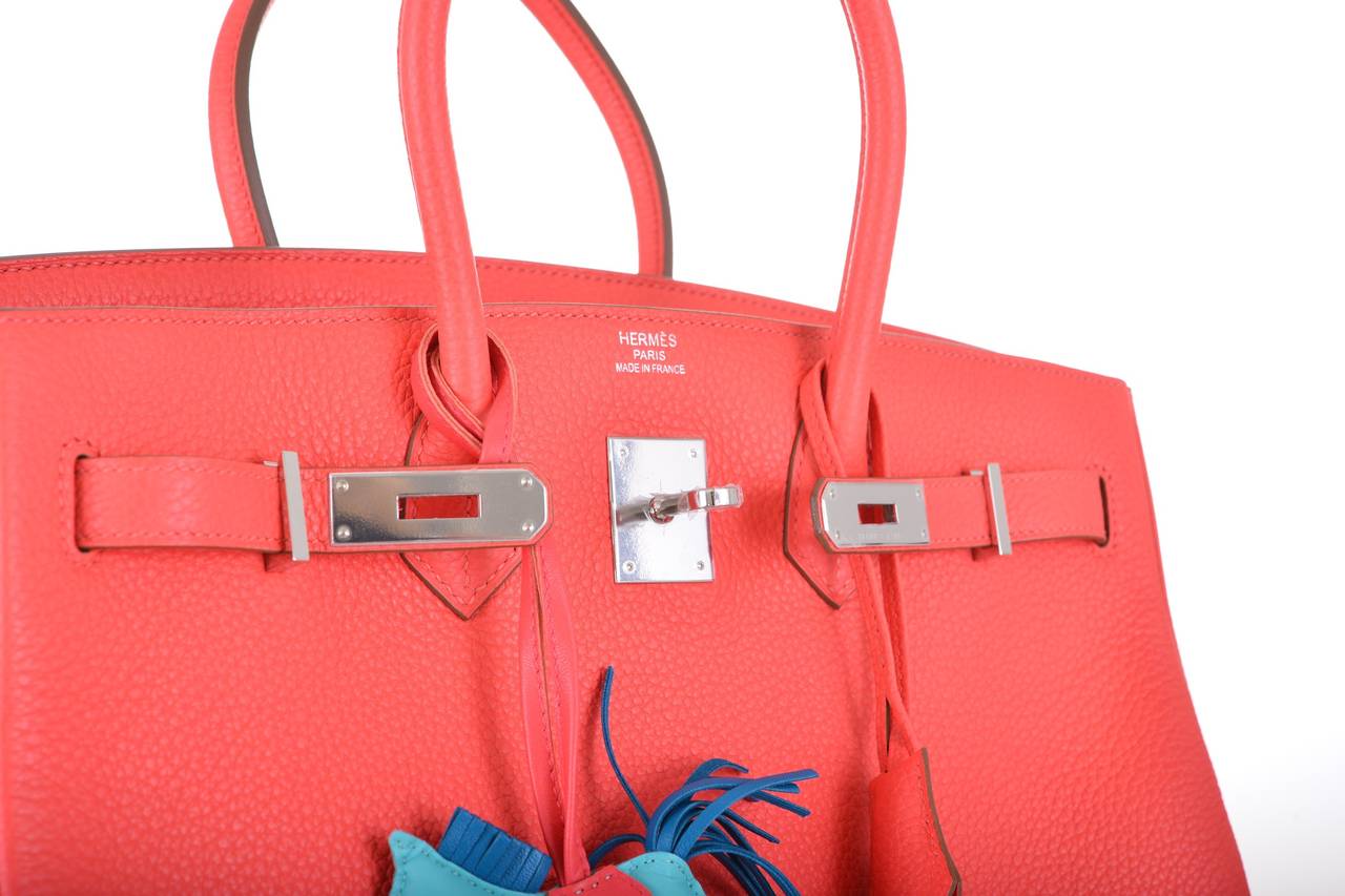 HERMES BIRKIN BAG 35CM ROSE JAIPUR PALLADIUM HARDWARE JaneFinds at ...  