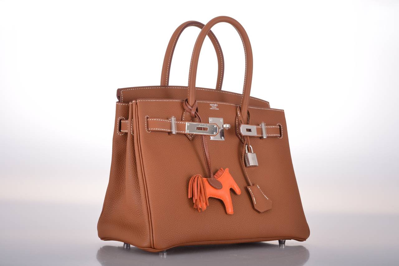 HERMES BIRKIN BAG 3OCM TOGO PALL HARDWARE CLASSIC BEAUTY Jane Finds In New Condition For Sale In NYC Tri-State/Miami, NY