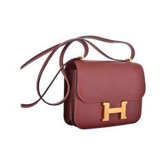 Hermes Mini Constance 18cm Anemone Swift Palladium Hardware ...