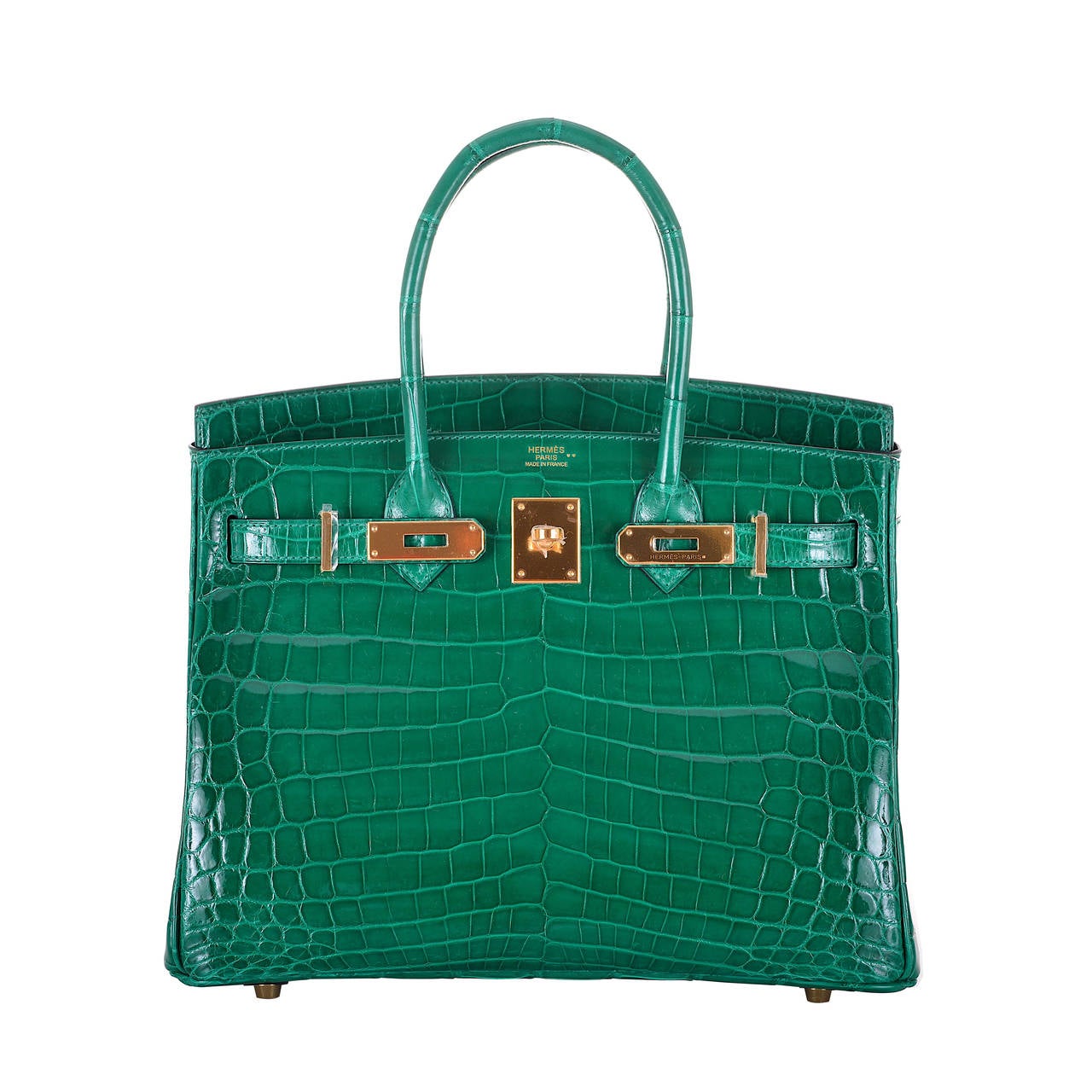 Hermes Birkin 25 Bag Emerald Crocodile Gold Hardware at 1stDibs  birkin  green crocodile bag, hermes birkin green crocodile, hermes green crocodile  bag