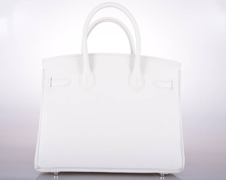 SEXIEST LIMITED EDITION HERMES BIRKIN BAG WHITE CLUB 30cm TRI COLOR LOVE! In New Condition In NYC Tri-State/Miami, NY