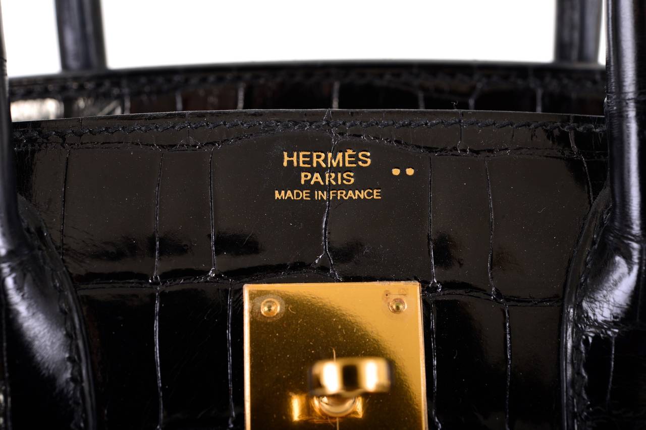 HERMES BIRKIN BAG 30CM CROCODILE GHW JaneFinds 4