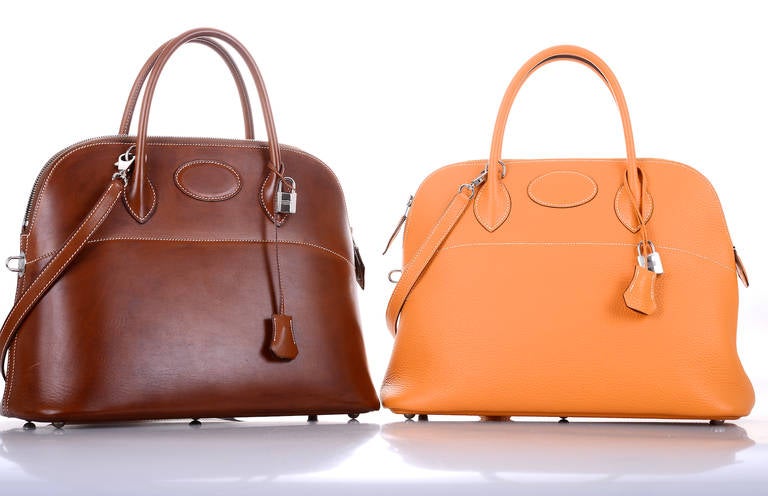 FOREVER HERMES BARENIA BOLIDE 37cm PHW LOVE THIS COLOR 5