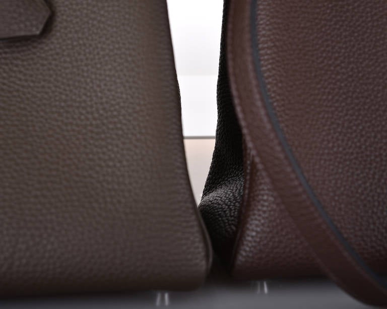 HERMES KELLY BAG STUNNING BROWN 35cm ECORCE WITH PHW TOGO ...
