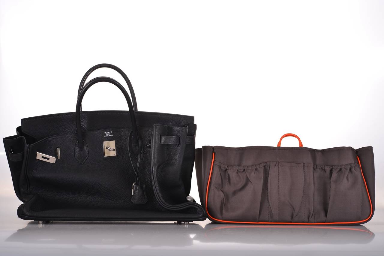 birkin bag cost how much - HERMES BIRKIN BAG BLACK 40cm PALL HARDWARE JaneFinds For Sale at ...