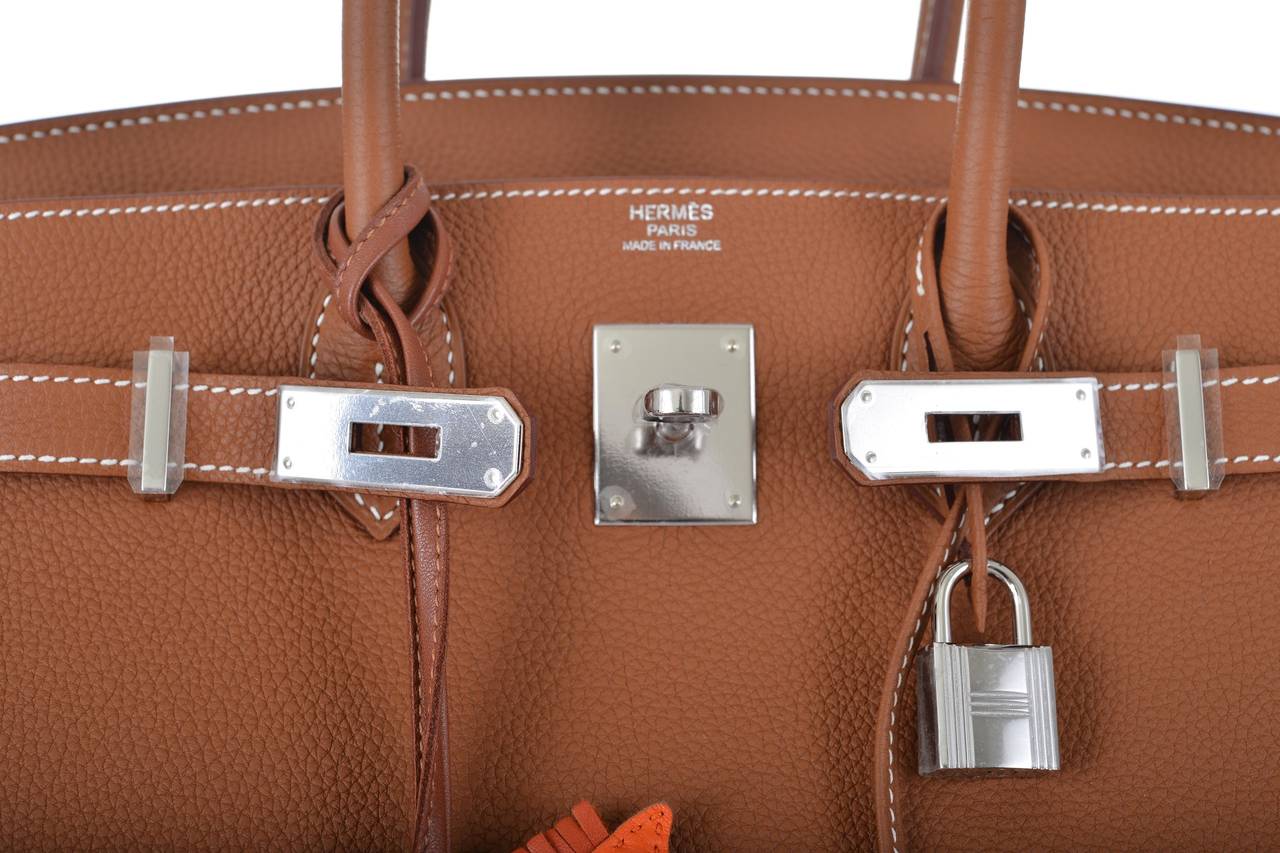 HERMES BIRKIN BAG 3Ocm TOGO PALL HARDWARE JaneFinds In New Condition In NYC Tri-State/Miami, NY