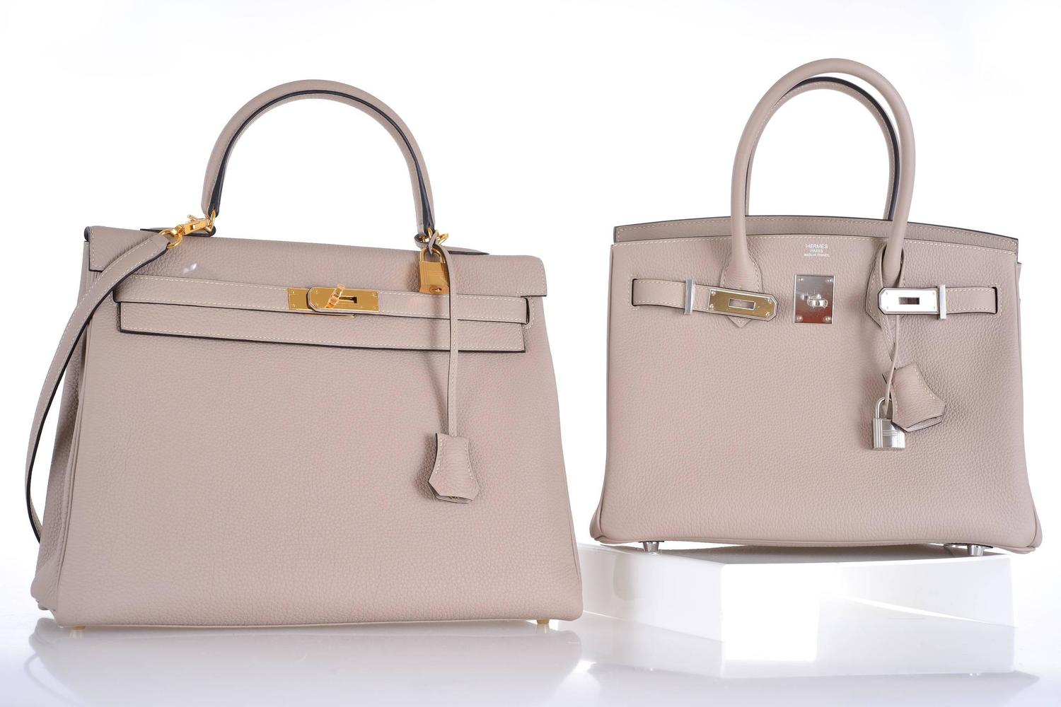 hermes constance bag sizes - HERMES KELLY BAG GRIS TOURTERELLE 35cm GREY TOGO GOLD HARDWARE ...