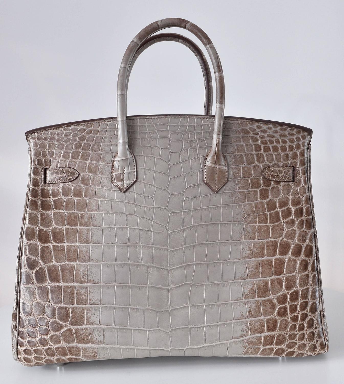 hermes himalayan nilo crocodile 35cm birkin bag limited edition janefinds, birkin bag price range