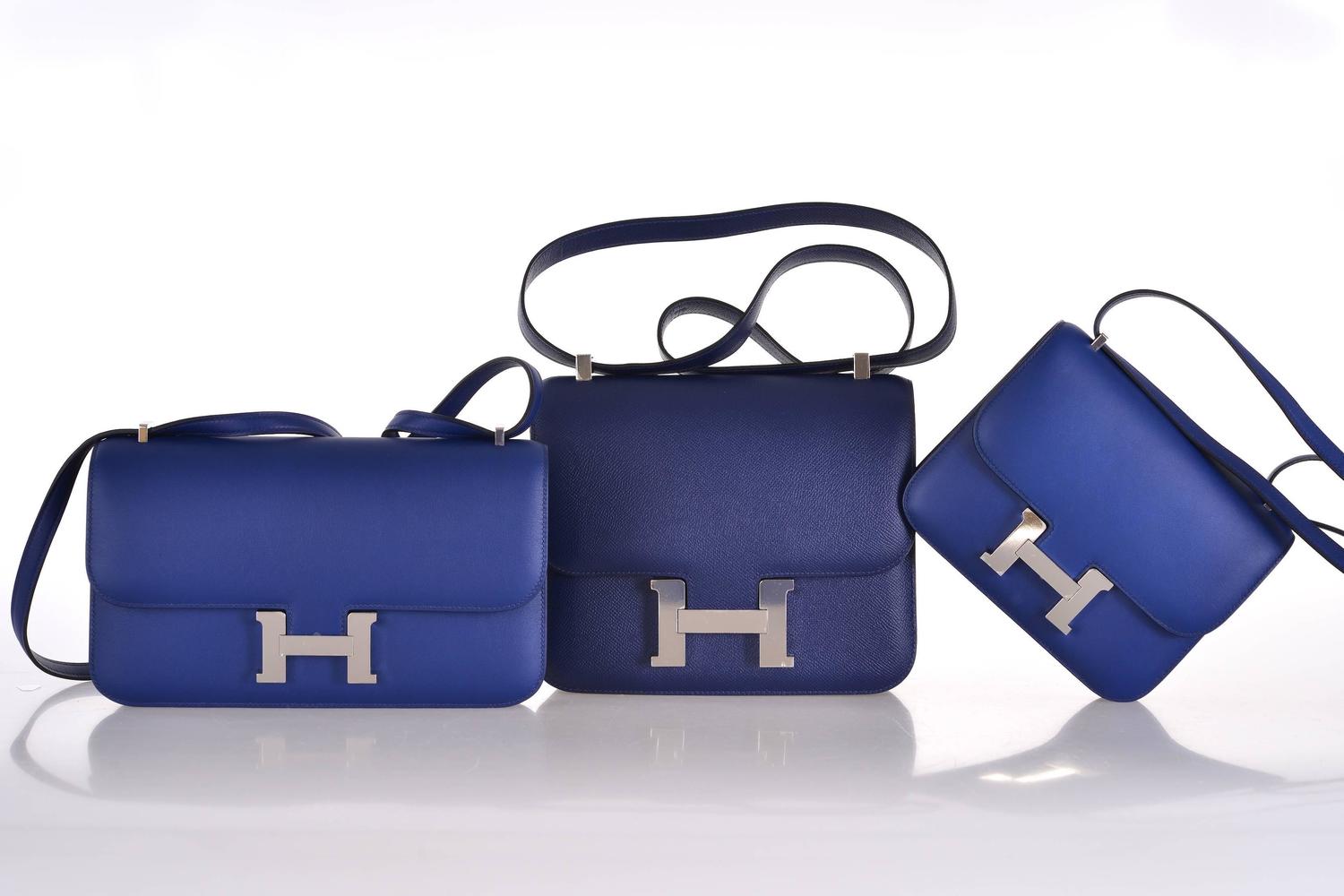 hermes azap atoll blue wallet  