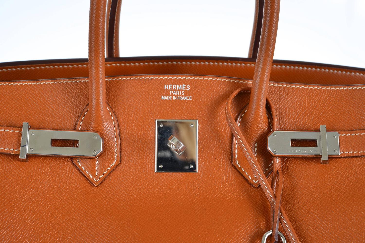 hermes blue glacier togo birkin 35cm gold hardware  