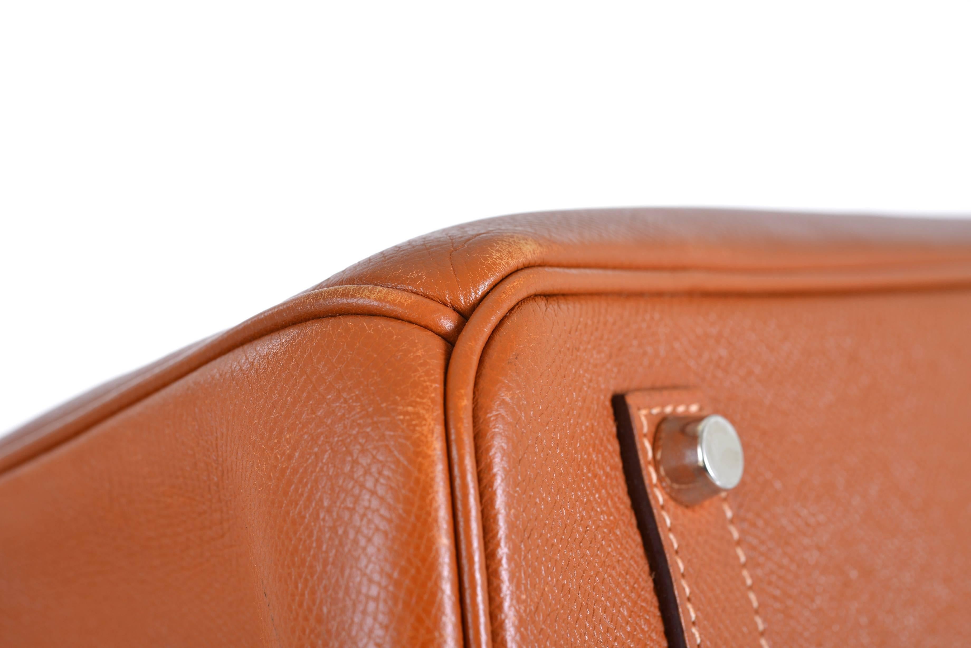 Hermes Birkin Bag 35cm Gold with Palladium Hardware Epsom Leather  2